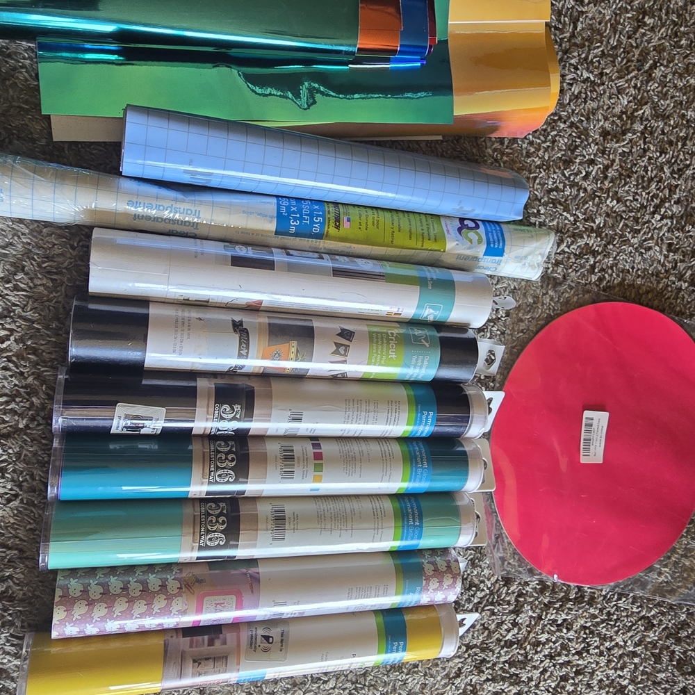 Cricut BrandAssorted Craft Permanant Vinyl Rolls